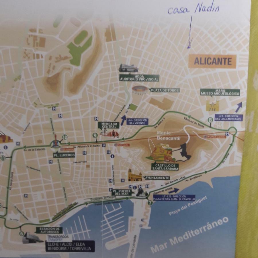 Casa Nadin Otel Alicante Dış mekan fotoğraf